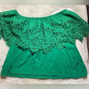 Off the shoulders crop top